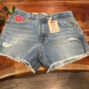 Levi's Women's Blue Denim Shorts